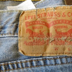 Vintage Wrangler Jean Denim Levi's Levi 501 505